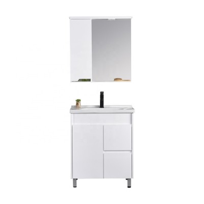 Bathroom cabinet combines modern and contracted face wash one's hands basin cabinet bathroom gargle mirror cabinet