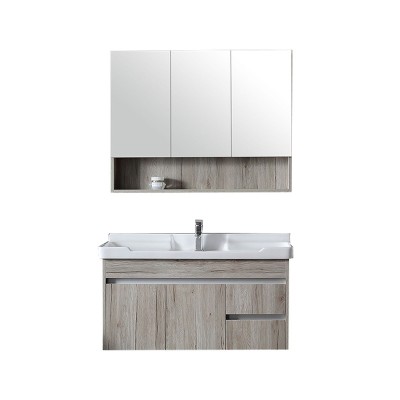 WALL HUNG WASH BASIN CABINET MDF plywood CONTEMPORARY BATHROOM CABINET WITH DRAWERS