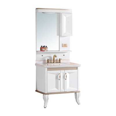 Floor Standing  PVC Vanity Plastic Bathroom Cabinet