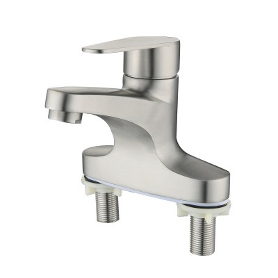 High quality water slow open tap brass foot pedal faucet for hospital using