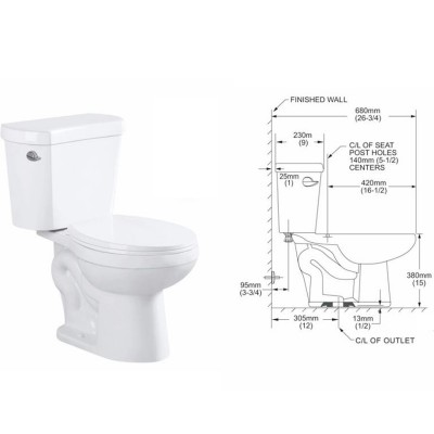 bathroom sanitaryware commode portable one piece toilets